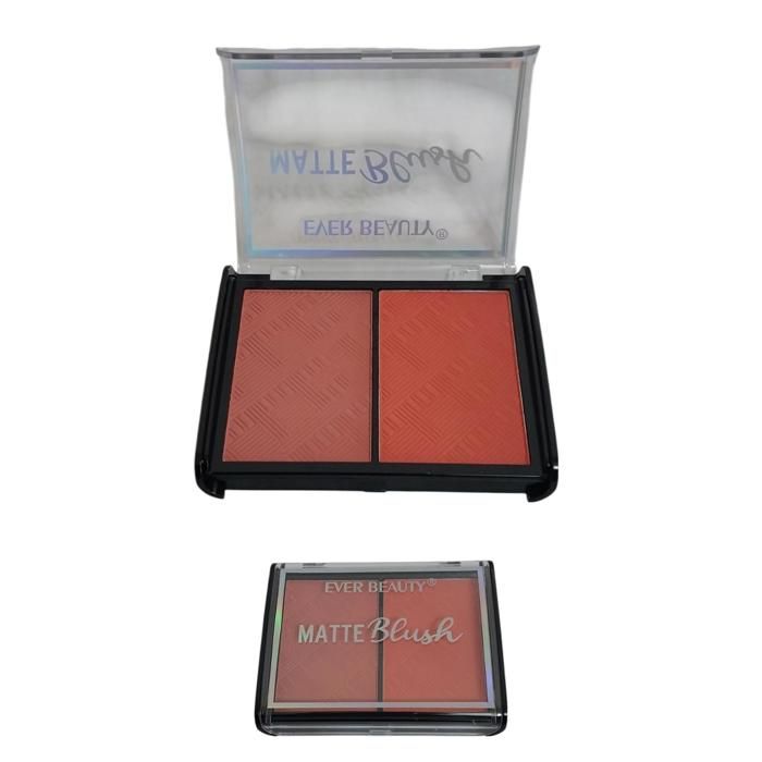 Blush, Palette de 2 couleurs extra pigmenté.