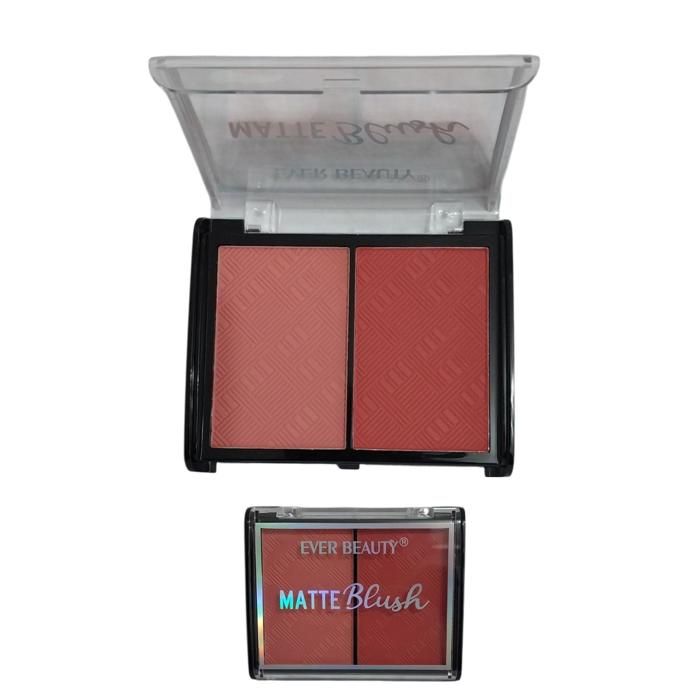 Blush, Palette de 2 couleurs extra pigmenté.