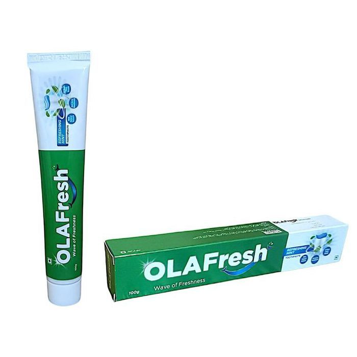 Dentifrice blanchissant - OLAFRESH - 100g - Élimine la plaque - Préserve la santé des gencives - Haleine fraîche