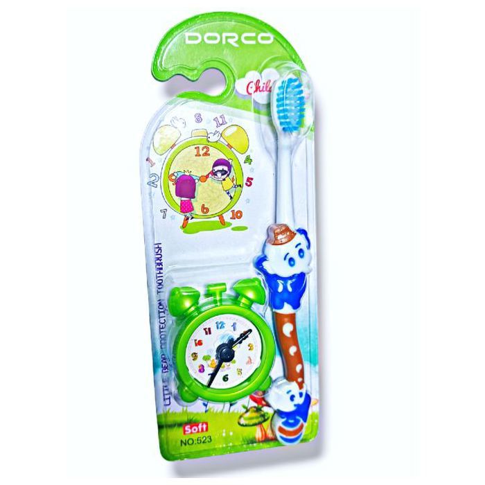 Dorco Brosse à dents pour enfants avec taille-crayon.