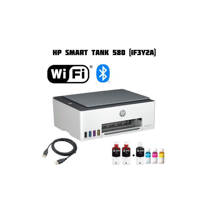 HP Smart Tank 580 Imprimante multifonction à réservoirs rechargeables (1F3Y2A)