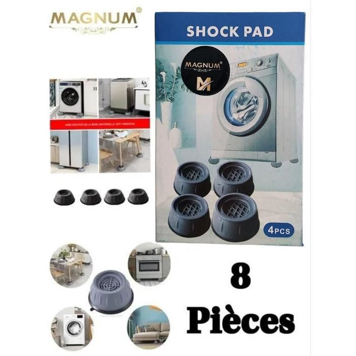 Coussinets anti-vibrations - MAGNUM - Multi usage - Absorption des chocs - Réduction du bruit - Antidérapant