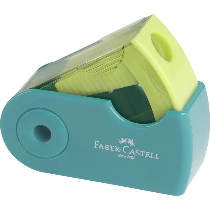 Taille Crayon - Faber-Castell - Mini Sleeve - Compact - Bleu - Pour Enfants