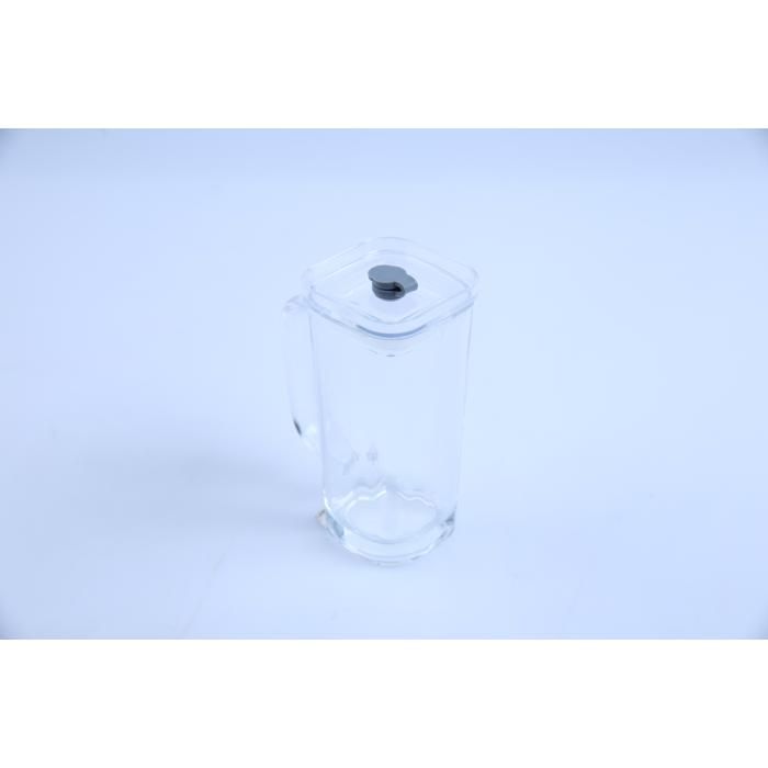 Verre à Eau - GENERIC - 200ml - Transparent - Couvercle - Paille