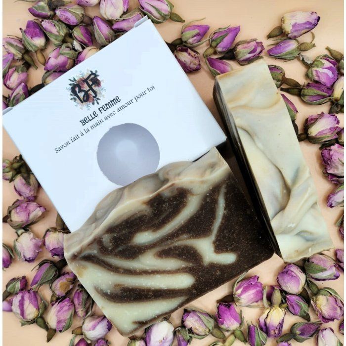 Savon - Soins de la peau - Hibiscus - Végétalien - 125g - Sans parfum