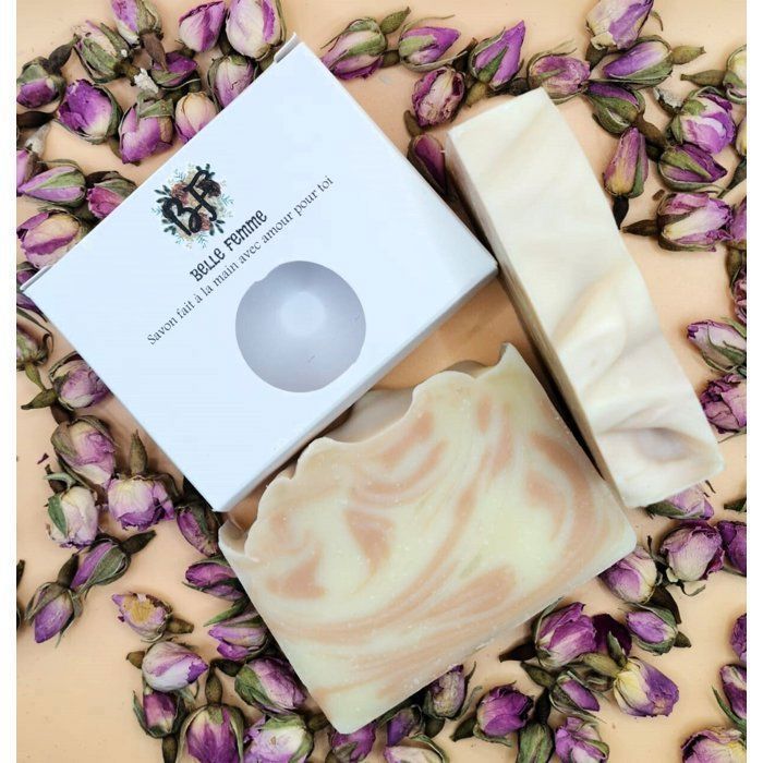 Savon - Naturel - Argile Rose - Détoxifiant - Végétalien - 125g