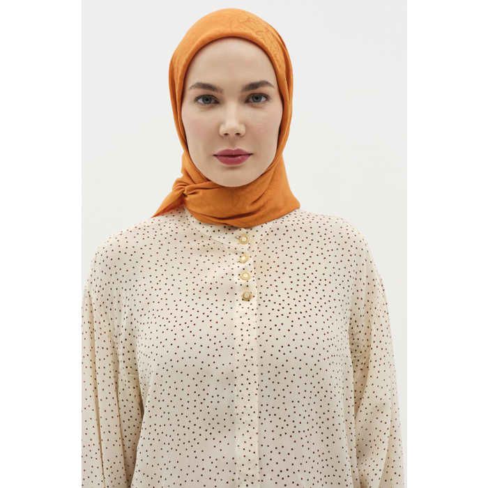 Écharpe - Tabac - Naturelle - Viscose - Bambou - Chic