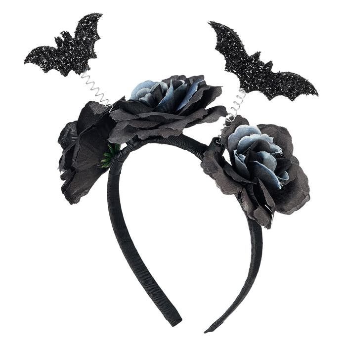 Serre-tête fleurs et chauves-souris