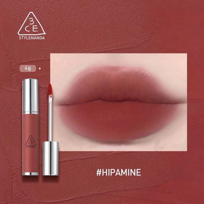 Gloss à Lèvres - 3CE Korea - Lip Mud #1 HIPMINE - 4g - Fini doux et mat - Hydratation parfaite