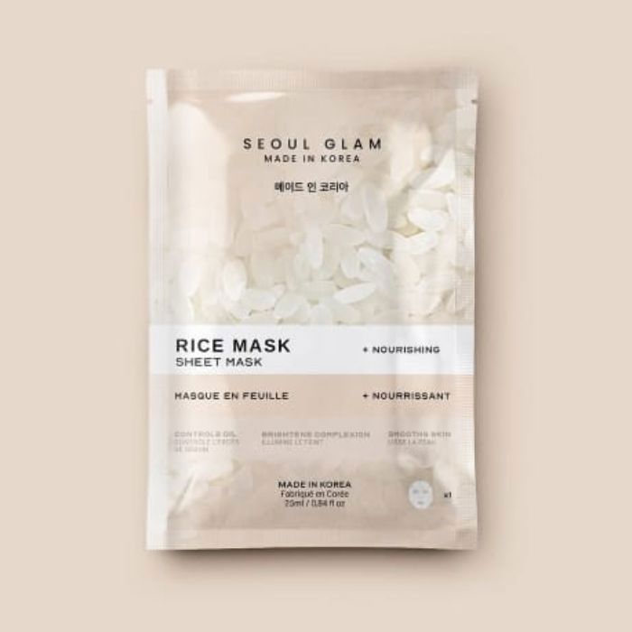 Masque en Feuille de Riz Seoul Glam 25ml