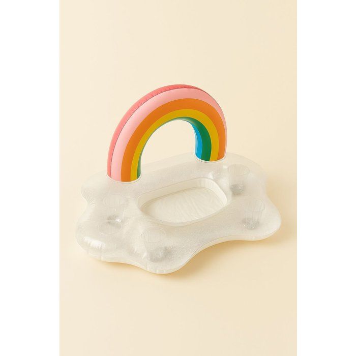 Accessoire de piscine - Non spécifié - Bouée gonflable - Nuage - Arc-en-ciel - PVC