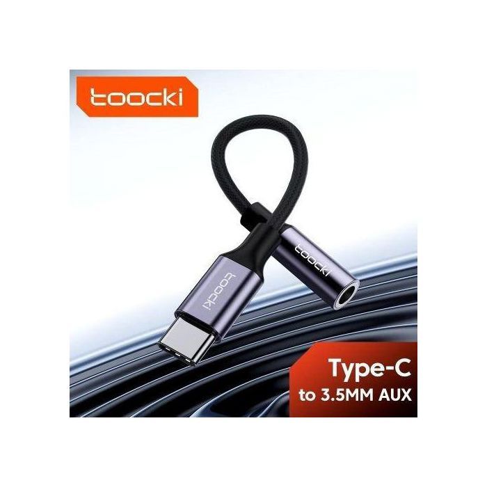 Toocki Adaptateur Type-c vers Jack - Compatible avec Tous les Téléphone Type-C
