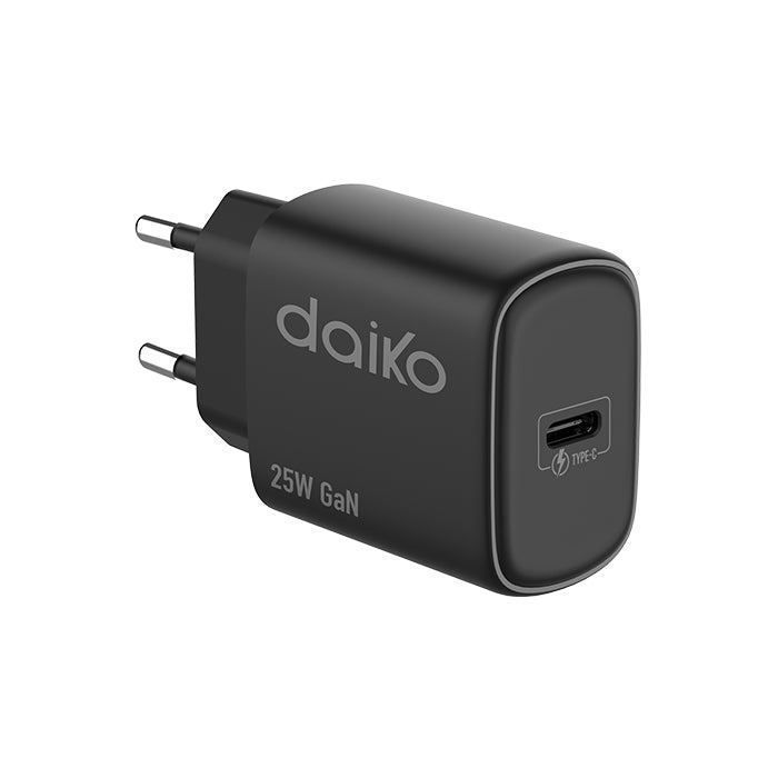 Fast charger Noir  DAIKO USB C 25W