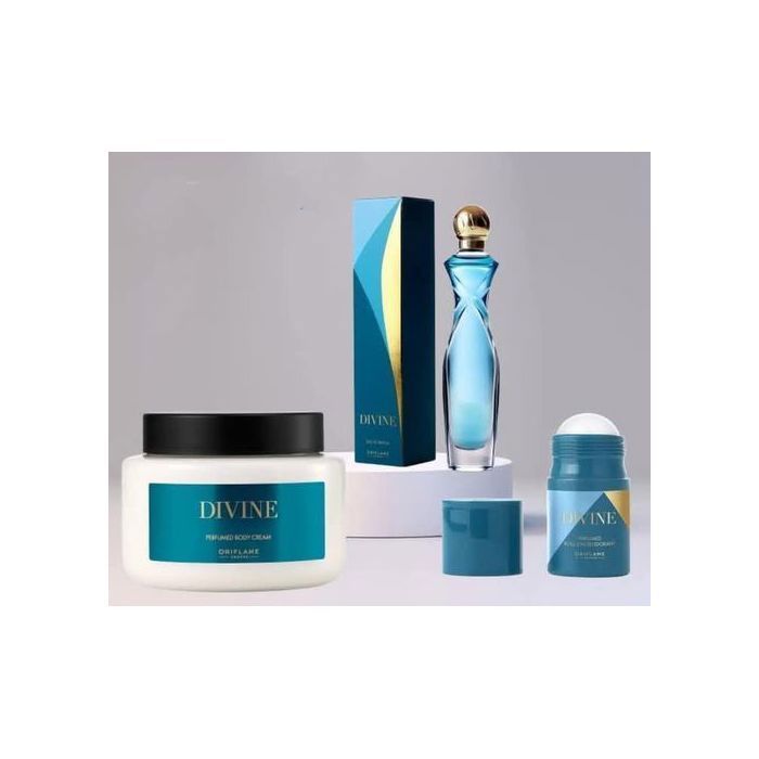 Pack Divine - Divine - Eau de Parfum 50ml - Crème hydratante 250ml - Déodorant Anti Transpirant 50ml
