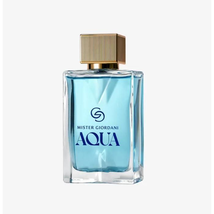 Eau de Parfum - Mister Giordani - Aqua Pour Homme - 75 ml - Fraîcheur aquatique - Notes boisées