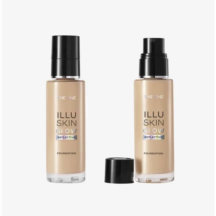 Fond de teint - THE ONE - illuskin Glow Reflective - 30 ml - Beige Neutral - Éclat lumineux