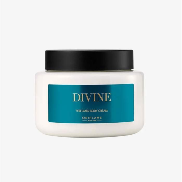 Crème Parfumée et hydratante - Divine - 250 ml - Pour tous types de peau - Texture crème - Femme