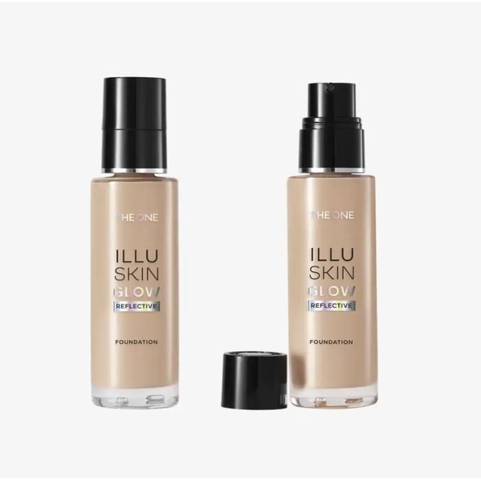 Fond de teint - THE ONE - illuskin Glow Reflective - 30 ml - Light ivory Neutral - Éclat lumineux