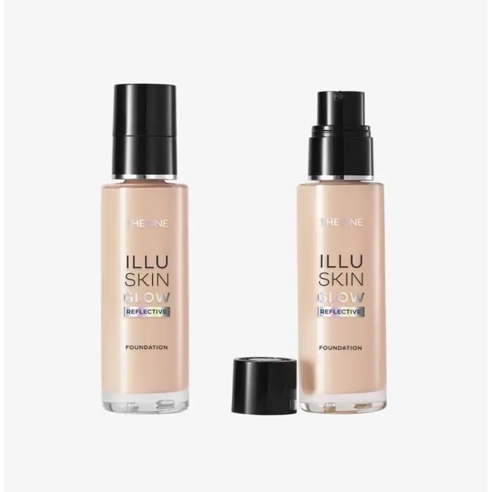 Fond de teint - THE ONE - illuskin Glow Reflective - 30 ml - Porcelain Cool - Éclat lumineux