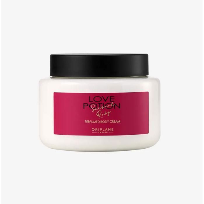 Crème parfumée et hydratante - Love Potion - Sensual Ruby - 250 ml - Pour tous types de peau - Texture crème