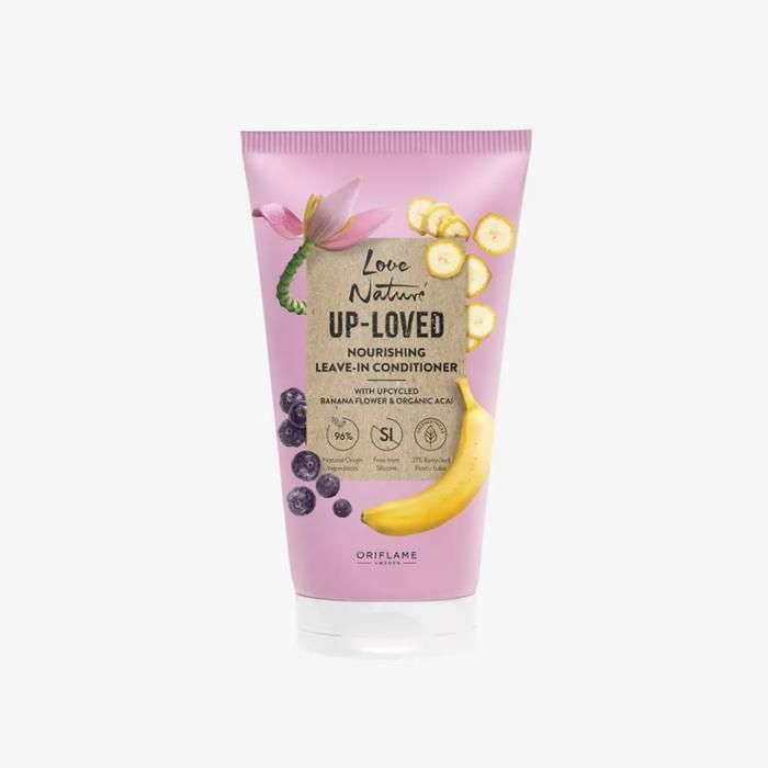 Après-shampooing nourrissant sans rinçage à l’extrait de fleurs de bananier et d'açaï naturels Love Nature Up-Loved 150 ml