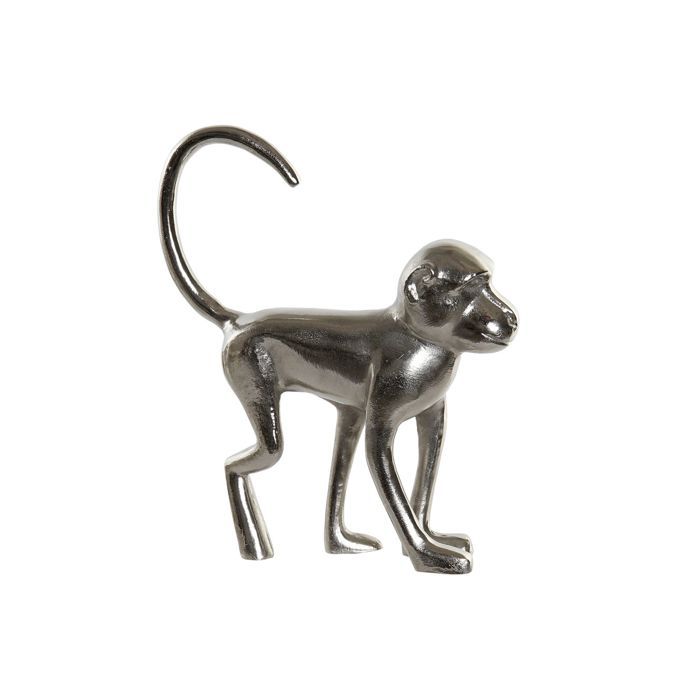 Sculpture Abstraite - SINGE ARGENTÉ - Aluminium - Doré - 29 cm - Design Contemporain
