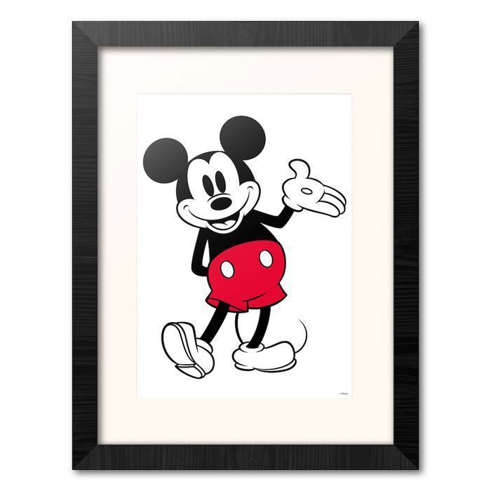 Cadre - Disney - Mickey Classic - 30x40 cm - Papier - Finition Brillante