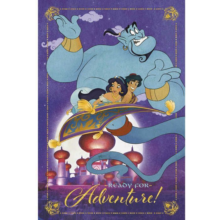 Poster - DISNEY - ALADDIN - Contemporain - Papier brillant - 91.5x61 cm