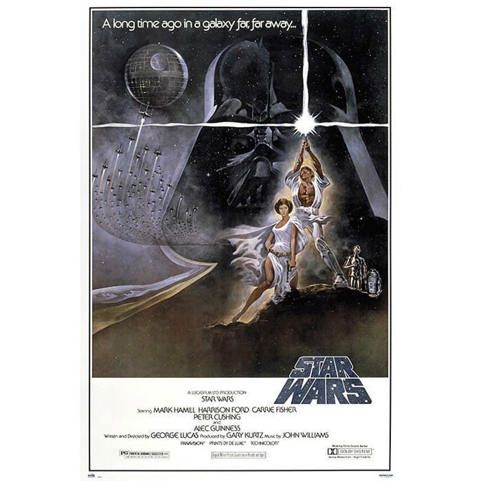 Affiche - STAR WARS - La Guerre des Galaxies - Contemporain - Papier Brillant - 91.5x61 cm