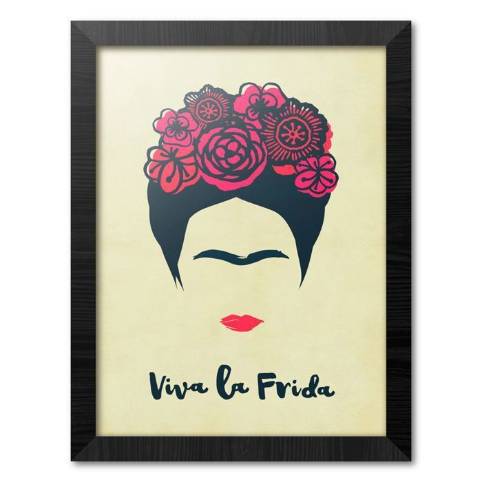 Cadre - FRIDA KAHLO - VIVA LA FRIDA - 30x40cm - Contemporain - Design - Papier