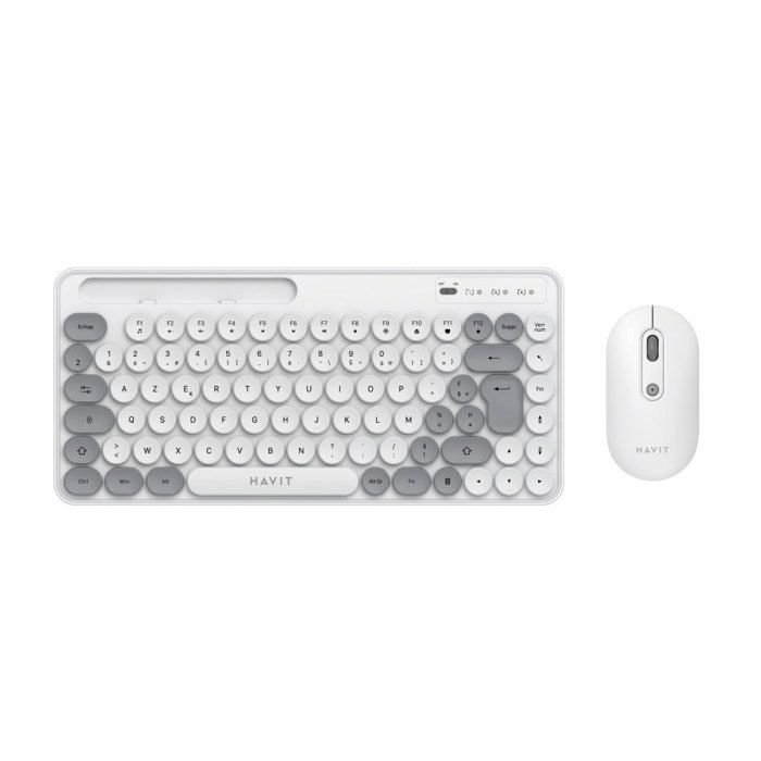 HAVIT – Pack clavier azerty et souris sans fil – HV-KB833GCM