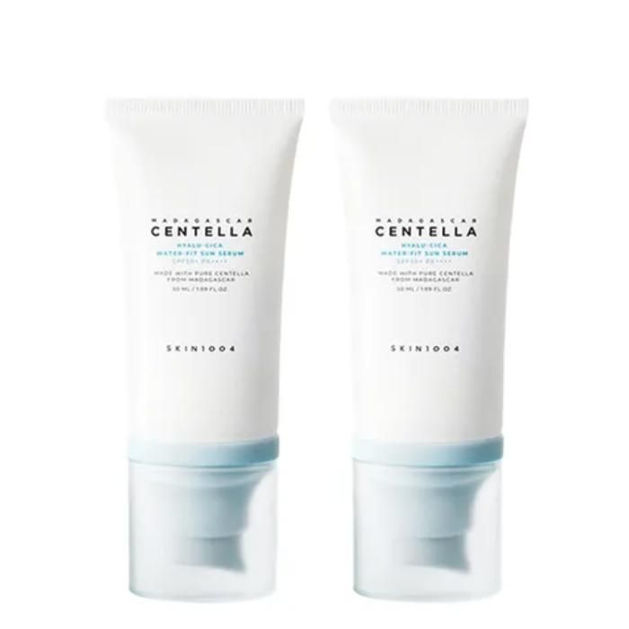 SKIN1004 MADAGASCAR Centella Hyalu-Cica Water-Fit Sun Serum - 2x50ML (TWIN PACK)