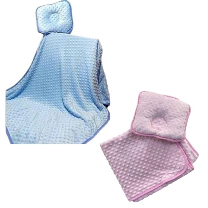 Couette douillette pour enfant avec coussin assorti – confort et chaleur garantis.(Couleur aléatoire)