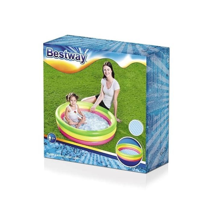 Piscine Gonflable - Bestway - Multicolore - 102 cm - 25 cm - Pour Enfants à partir de 2 ans