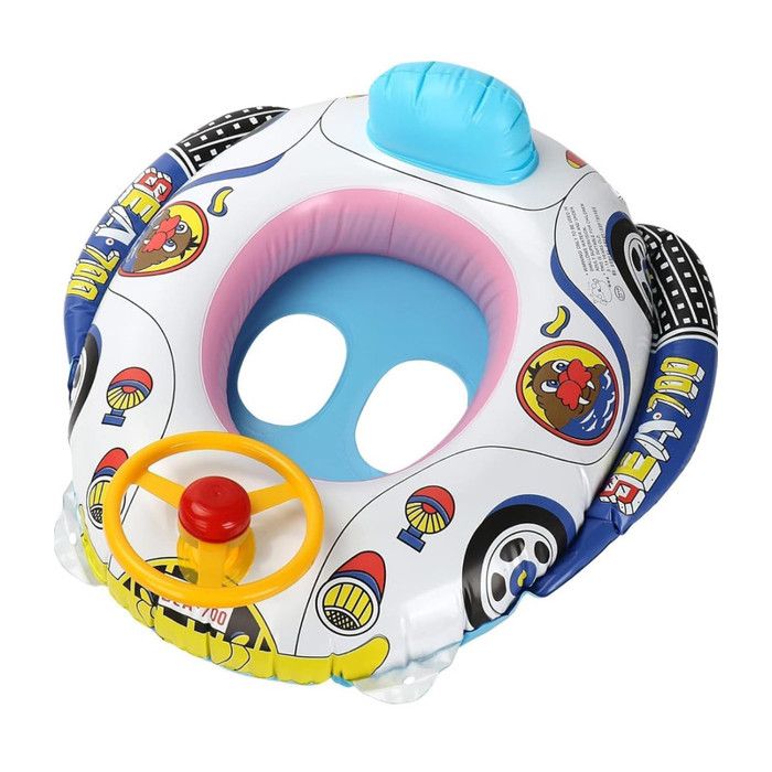 Bouée de natation - Non spécifié - Voiture - Colorée - Siège confortable - Volant rotatif