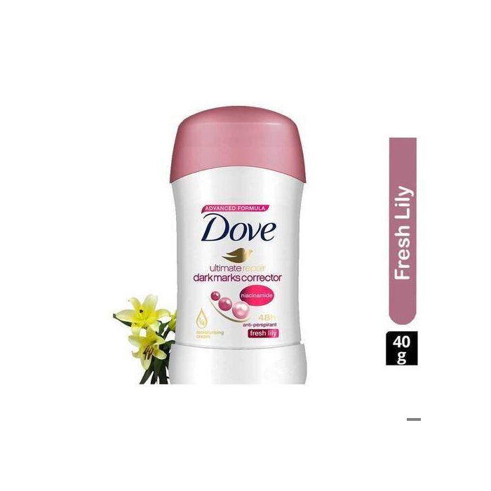 Déodorant - Dove - Ultimate Repair - 40g - Anti-taches - 48h Protection - Sans alcool