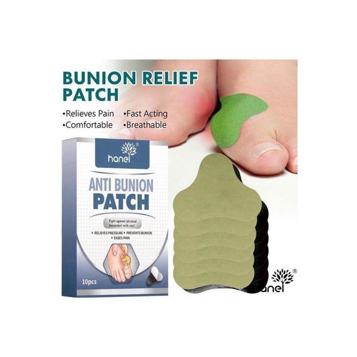 Patchs Anti-Bursite - Soin Naturel - Kit de 10 - Hypoallergénique - Soulagement Douleur Pieds - Hallux Valgus