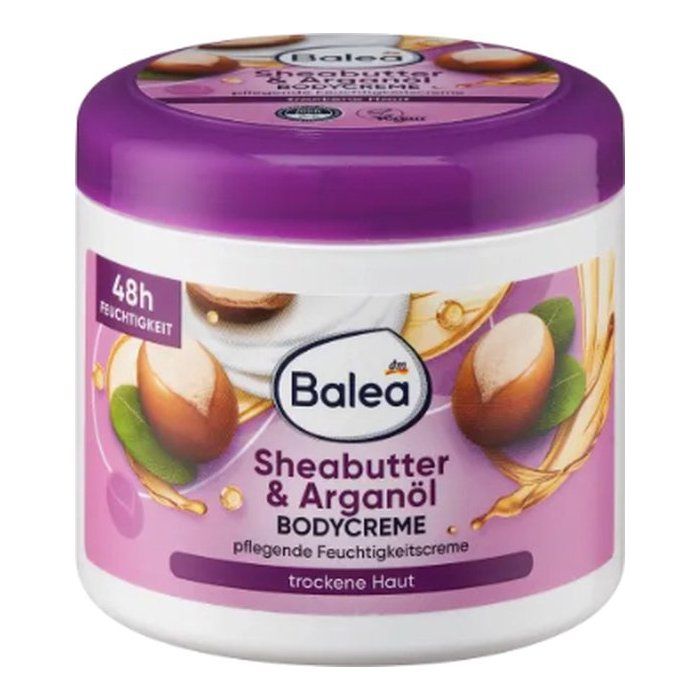 BALEA - BODYCREME au beurre de karité & huile d’argan, 500 ml