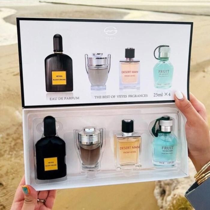 Coffret cadeau de 4 parfums Veyes