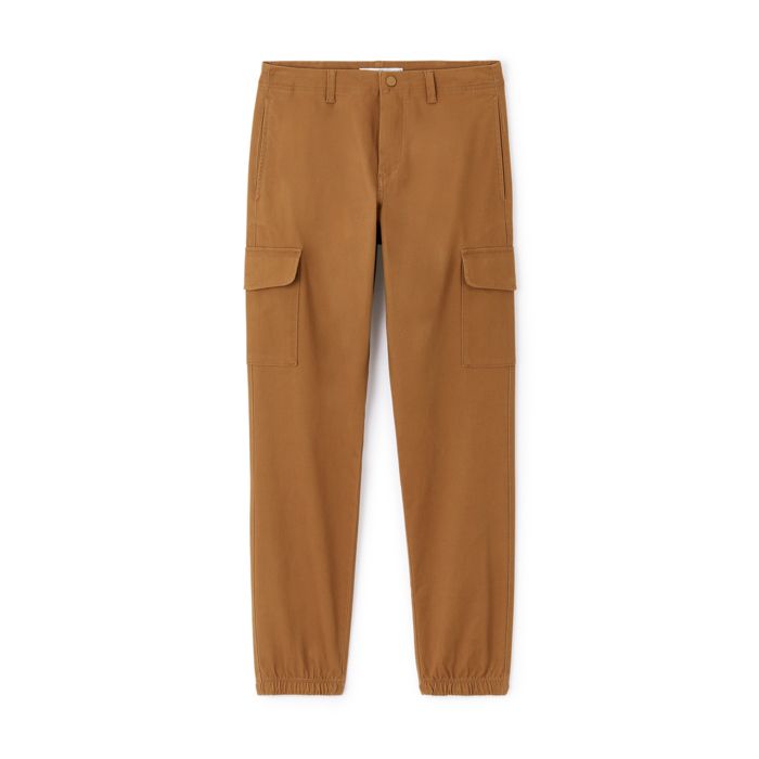 Pantalon cargo - CELIO - Slim - Coton stretch - Poches latérales - Fermeture éclair