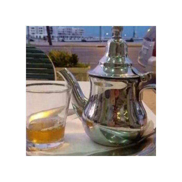 Théière Inox de couleur argenté & Volume 400 ml - BERRAD marocaine moderne-3