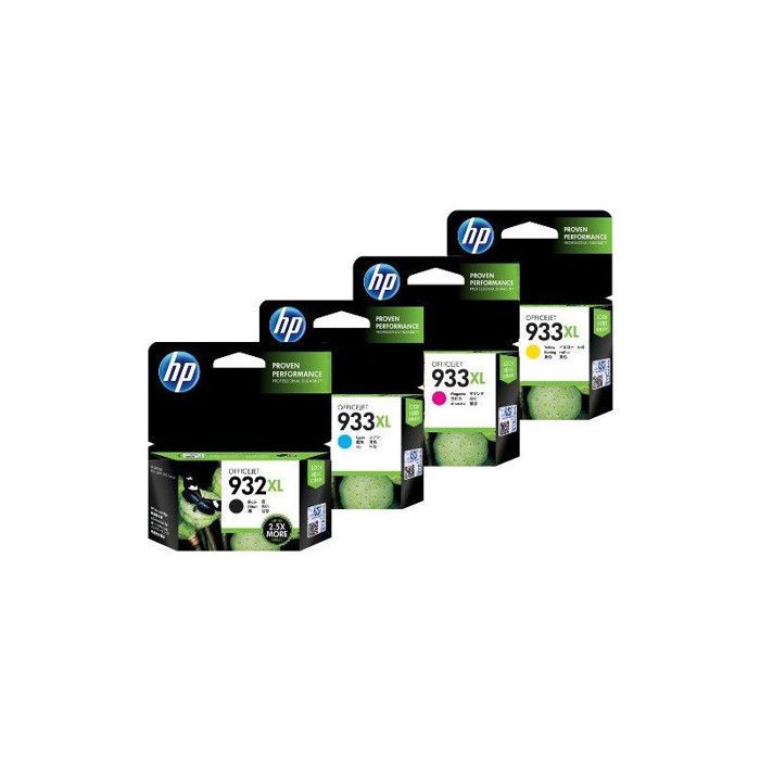 Pack Cartouches d'encre Original 932XL Black / 933XL Cyan, Yellow, Magenta