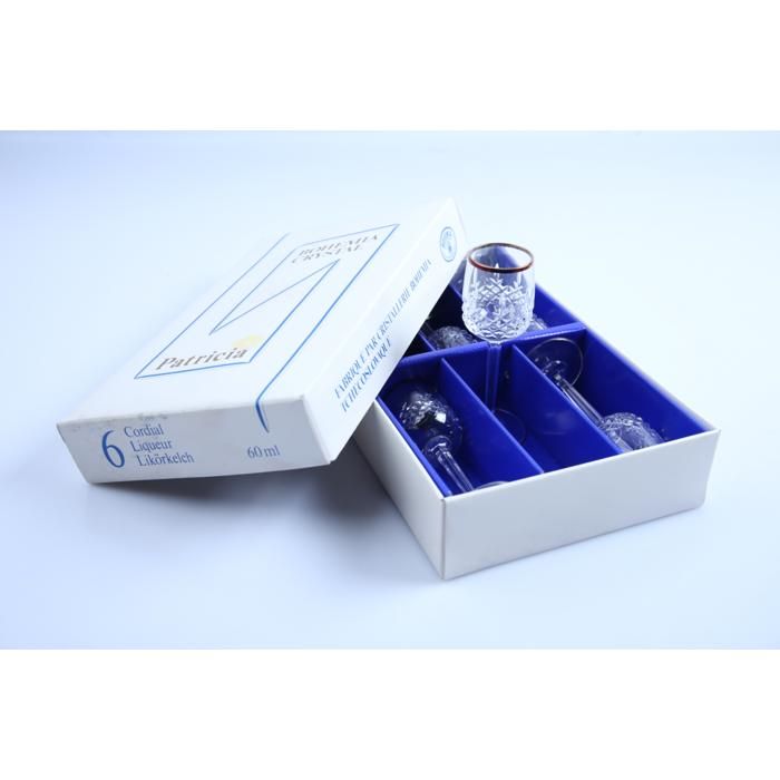 Verres - GENERIC - Royal Blues - 60 ml - Lot de 6 - Verre à pied - Bleu