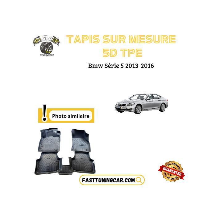 Tapis de voiture sur mesure 5D TPE - BMW - Série 5 F10 - Résistant - Antidérapant - Facile à nettoyer