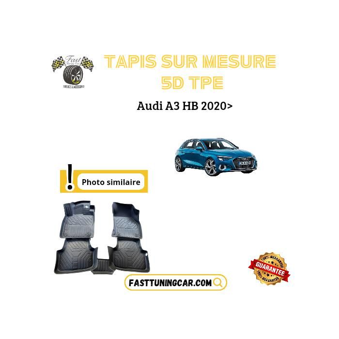 Tapis sur mesure 5D TPE Audi A3 HB 2020>