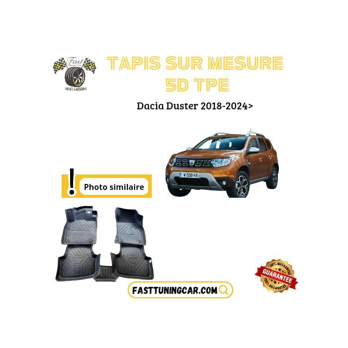 Tapis sur mesure 5D TPE Dacia Duster 2018-2024>