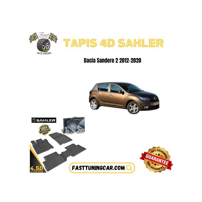 Tapis sur mesure 4D Dacia sandero 2012-2020