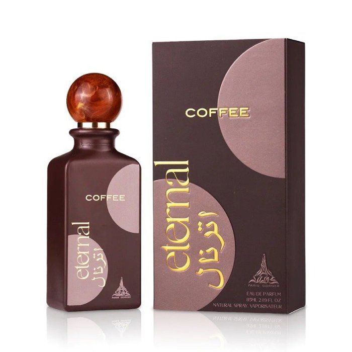 Eau de parfum - PARIS CORNER - Eternal Coffee - 85ml - Homme - Sucré