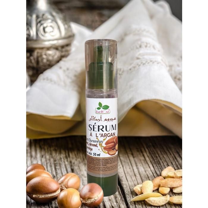Sérum cheveux et corps - MARQUE - Huile d'argan - Riche en vitamine E - Sans conservateur - 100 ml