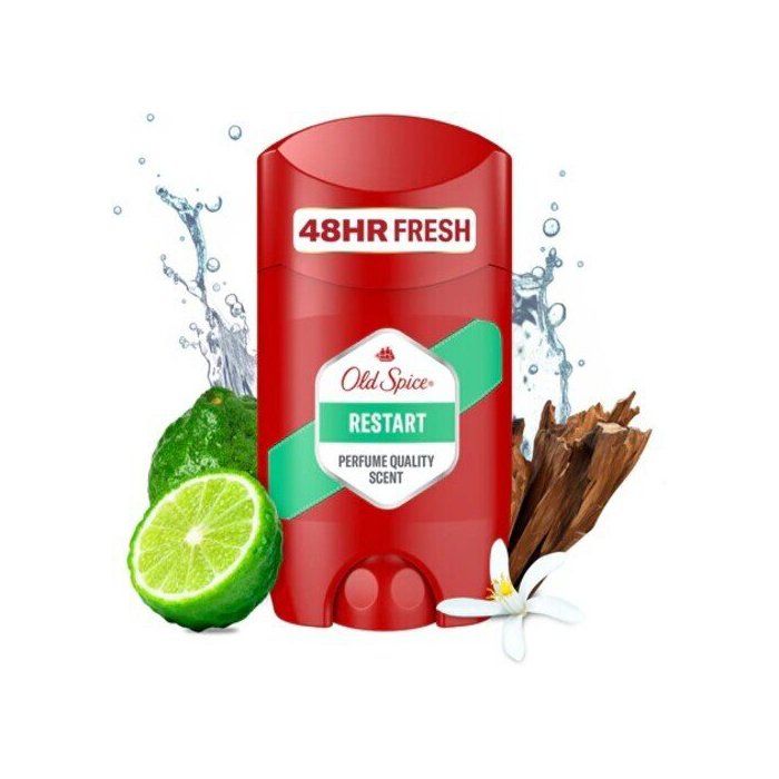 Déodorant Stick - Old Spice - Restart - Fraîcheur 48H - Sans Aluminium - 50ml